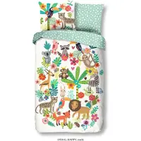 Good Morning Housse de couette pour enfants Happy 140x200/220 cm