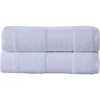 Good Morning Serviettes set of 2 - Blanc - (70x140 cm) - Coton