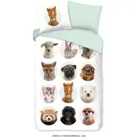 Bonjour les enfants Housse couette enfant YOUNG A 140x200/220 cm Multicolore