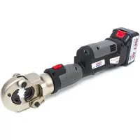 HBM Professional Kit Pince à Sertir Câble Hydraulique 16-300 mm² - 60kN Sur Batterie