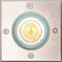 Nordlux Spot au sol Andor Carré en acier inoxydable