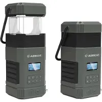 Albrecht DR 114 DAB, Lampe de camping à piles, noir, 80 lm, USB C, batterie, USB