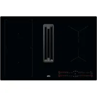 AEG CCE84543CB Table de cuisson autarcique avec hotte aspirante intégrée / Ventilateur Multifonctions / Air pulsé / 80 cm