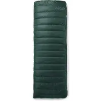 Rab Sac de Couchage en Plumes - Outpost 300 - Fermeture Éclair à Gauche - pine