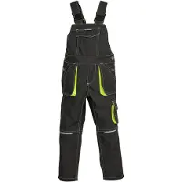 Planam Salopette anthracite/jaune 122/128 134/140 (134)