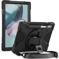 IMoshion Coque tablette avec dragonne Lenovo Tab P11 Pro - Noir