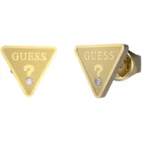 GUESS Moderne or plaqué Studs Party Crystal Earrings JUBE02168JWYGT/U, (Acier inoxydable)