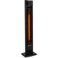 Vonroc Chauffage de terrasse 2000W Filicudi – Élément en carbone |Télécommande et minuterie incl.