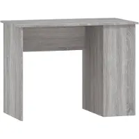 vidaXL Bureau Gris Sonoma 100x55x75 cm Bois composite