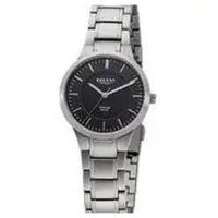 Regent Montre solaire titane dames bracelet métallique Ø30mm (anthracite)