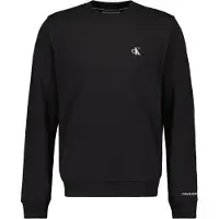 Calvin Klein Sweat-shirt 'Essential' noir / blanc