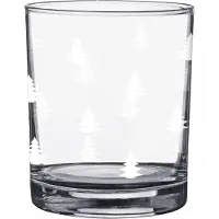 Clayre & Eef Verre à eau 230 ml Verre Arbres de Noël