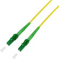 Logilink Câble patch Fibre optique 2x LC-Simplex OS2 15 m jaune