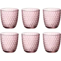 Bormioli Rocco Verres Slot, Rose, 6 Unités, 29cl