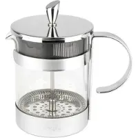 Leopold Vienna Luxe 600ml Coffee Maker Clair,Argenté