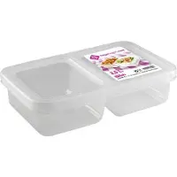 Hega hogar Nantes Lunchbox 2 Comp 2.5l28.7x17.6x7.2cm