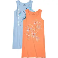 Bonprix Lot de 2 chemises de nuit en coton