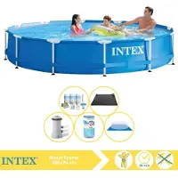 Intex Piscine tubulaire rectangulaire - 366 x 76 cm - 6 pièces - Modèle S31594