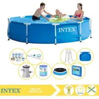 Intex Piscine tubulaire rectangulaire - 305 x 76 cm - 9 pièces - Modèle S31506