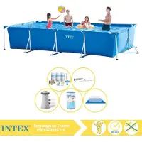 Intex Piscine rectangulaire hors sol - 450x220x84 cm - Composée de 6 parties - Modèle S30307