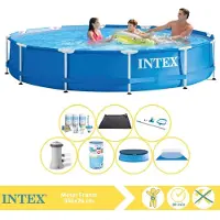 Intex Piscine tubulaire rectangulaire - 366 x 76 cm - 8 pièces - Modèle S31587