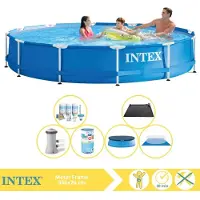 Intex Piscine tubulaire rectangulaire - 366 x 76 cm - 7 pièces - Modèle S31590