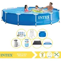 Intex Piscine tubulaire rectangulaire - 366 x 76 cm - 8 pièces - Modèle S31595