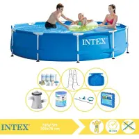 Intex Piscine tubulaire rectangulaire - 305 x 76 cm - 8 pièces - Modèle S31507