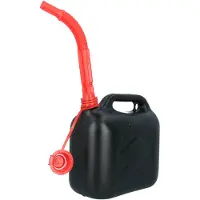 Carpoint Bidon d'essence 5 litres noir approuvé par l'ONU