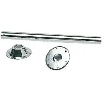 Osculati Pied de table en acier chromé 700 mm , 1 pièce