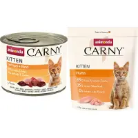 Animonda Carny Kitten Poultry&amp;Beef - volaille et boeuf pour chatons 6x200 g