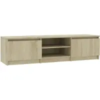 vidaXL Armoire TV Chêne Sonoma 140x40x35,5 cm Bois composite
