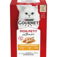Gourmet Lot Mon Petit 12 x 50 g pour chat - canard, poulet, dinde