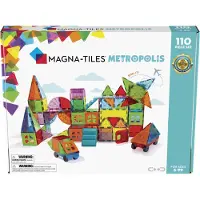 Magna-Tiles Jeu de construction Magna-Tiles Metropolis - 110 pièces