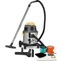 Vacmaster Aspirateur eau et poussière 1600 W en acier inoxydable