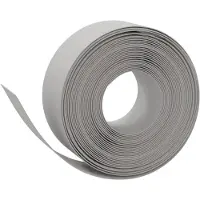 vidaXL Bordure de pelouse Gris 10 m 20 cm Polyéthylène
