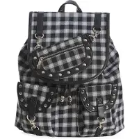 Banned Sac à dos Gothic de - Yamy - pour Femme - noir/blanc - Taille Standard