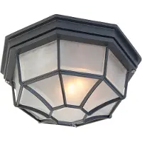 QAZQA Plafonnier rustique gris foncé 26,5 IP44 - Bri