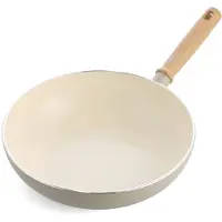 GreenChef Wok GreenChef Nordics Wok avec Revêtement Antiadhésif en Céramique 28 cm
