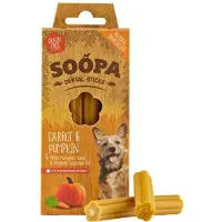 Soopa bâtonnets dentaires à la citrouille & carotte pour chien