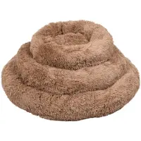 Flamingo Lit pour chien , rond, couleur moka, dimensions : 50 cm