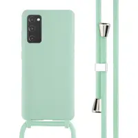 IMoshion Coque en silicone avec cordon Samsung Galaxy S20 FE - Vert menthe