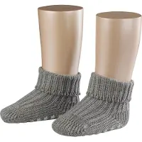 Falke Coton Catspads Baby-Stoppersocken gris clair 80/92