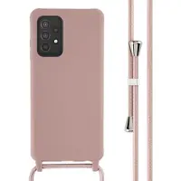 IMoshion Coque en silicone avec cordon Samsung Galaxy A52(s) (5G/4G) - Sand Pink