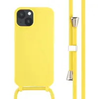IMoshion Coque en silicone avec cordon Apple iPhone 14 - Jaune