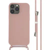 IMoshion Coque en silicone avec cordon Apple iPhone 13 Pro Max - Sand Pink