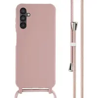 IMoshion Coque en silicone avec cordon Samsung Galaxy A14 (5G) - Sand Pink