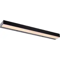 Lucide Lampe murale de salle de bain Alexa 60 cm noir - IP44 - 8W