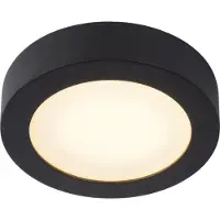 Lucide Éclairage de plafond Brice-Led Ø 18cm - IP44 noir
