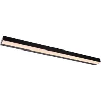 Lucide Lampe murale de salle de bain Alexa 90 cm noir - IP44 - 13W